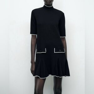 Zara Short Godet Dress